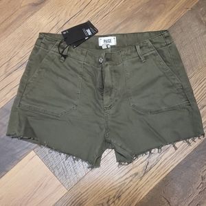 Paige Mayslie Frayed Hem Utility Short
